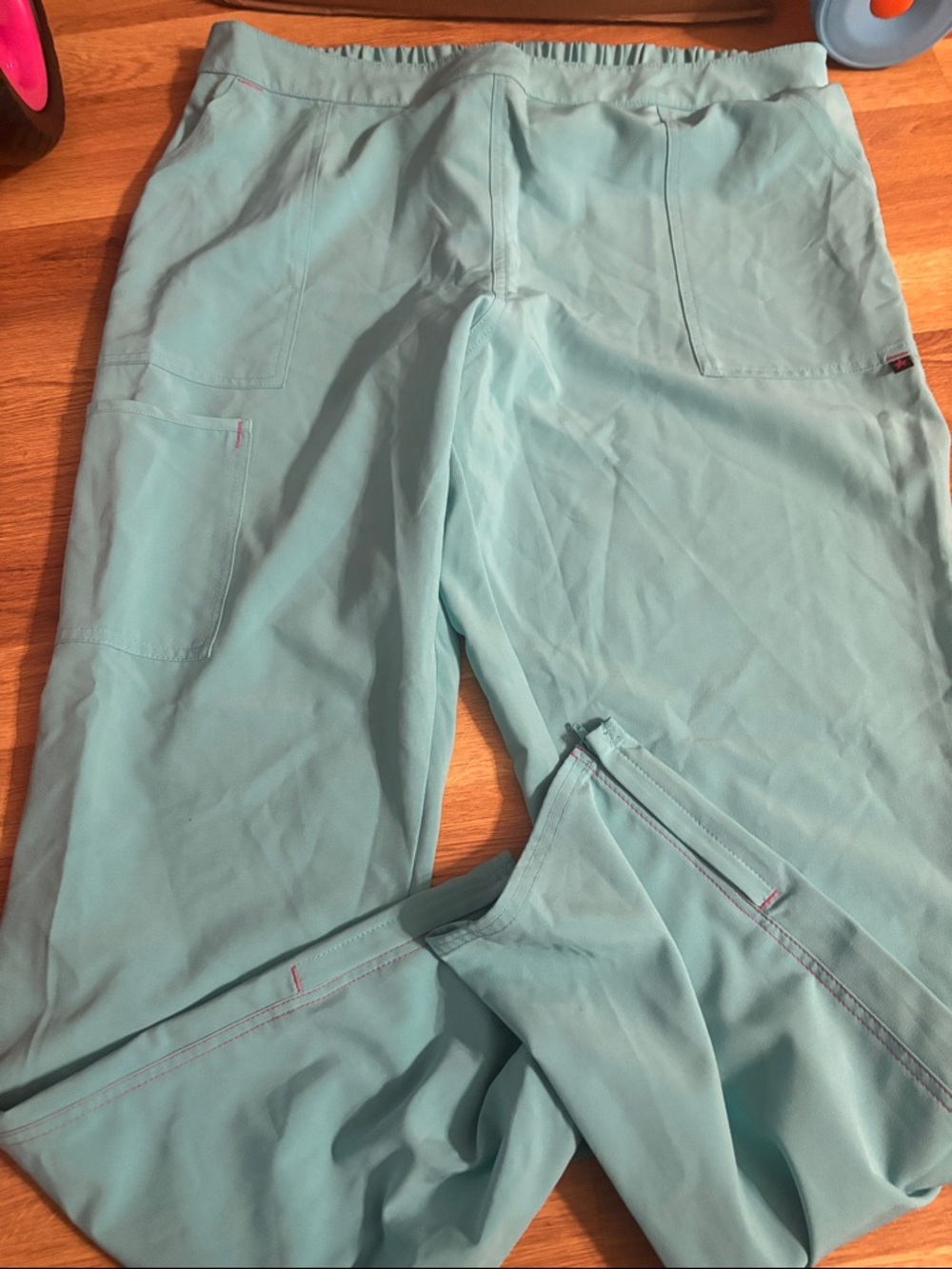 Light Aqua women’s scrub pants